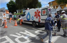 EDP e prefeitura promovem simulação de acidente
