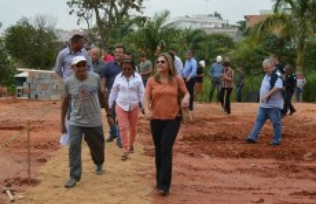 Secretários conhecem obras do Parque Ecológico
