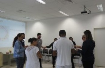 Colaboradores participam de atividades de integração