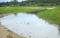 Volume de água cai em duas represas