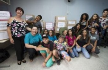 Grêmio doa itens a quem se prejudicou com as chuvas