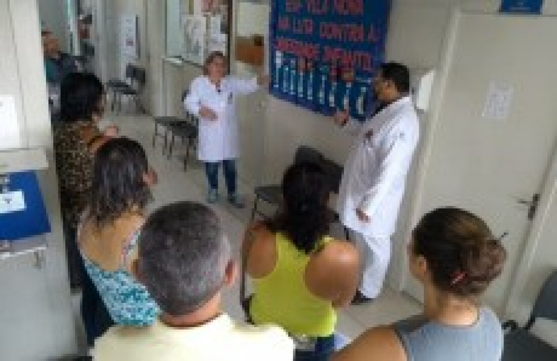 Posto de saúde orienta sobre obesidade infantil