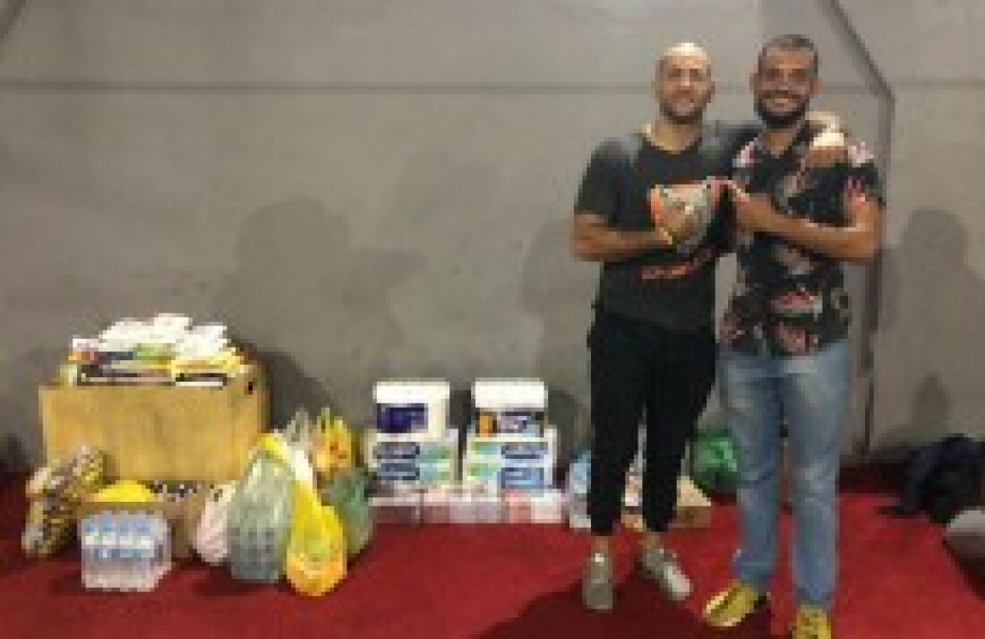 Grupo arrecada itens para desalojados