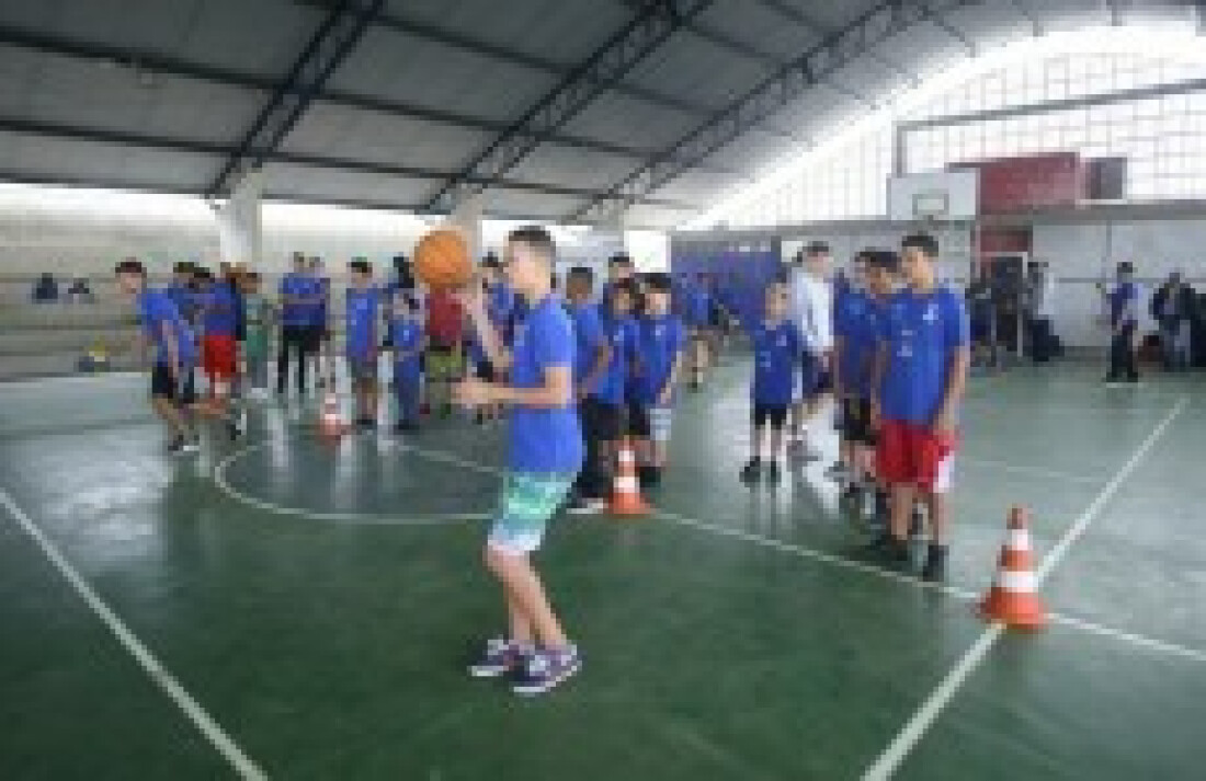 Novo ginásio terá Escola de Basquete