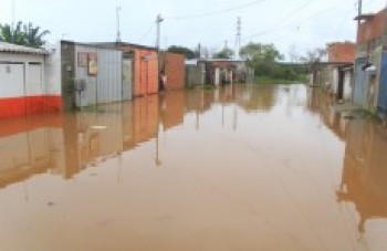 Município fica em estado de alerta após as fortes chuvas