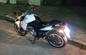 Moto recuperada pela GCM em Suzano