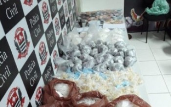 Ações de combate ao tráfico apreende 17 quilos de drogas