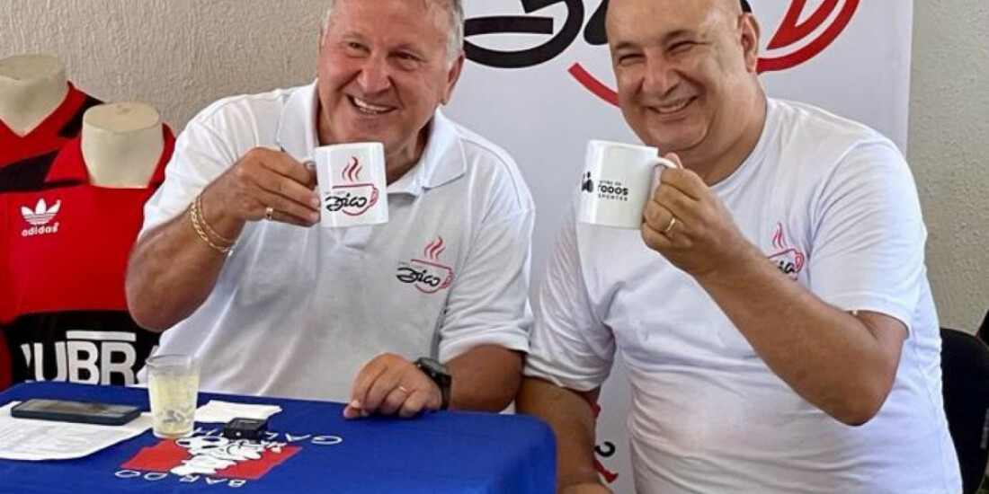 Secretário de Esportes de Suzano se encontra com Zico no Rio