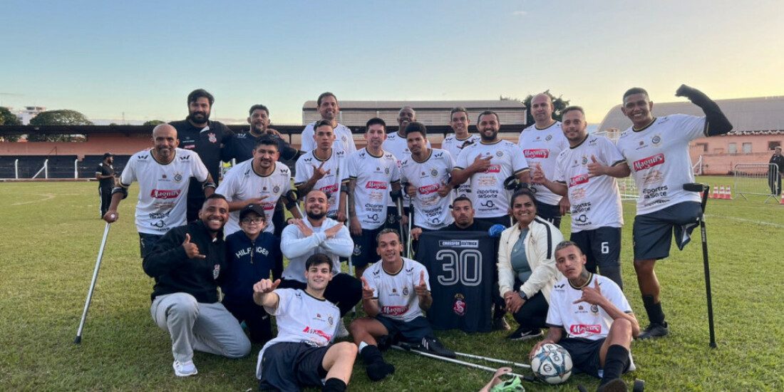 Corinthians Mogi chega na sua sétima final do futebol de amputados