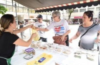 Ovos de codorna e cogumelo têm feira