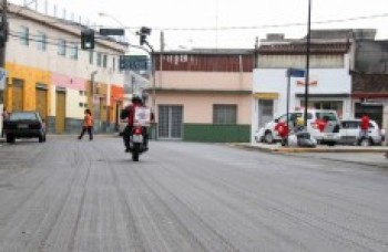 Asfalto da região central será recapeado durante a semana