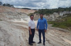 Vereador inicia visita em mineradoras