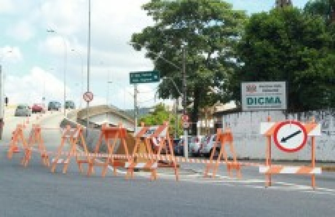 Viaduto Argeu Batalha passa por obras: