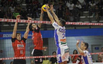 Superliga masculina de vôlei atrai 4 mil pessoas