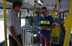 Secretaria de Transportes realiza vistoria nos ônibus que prestam serviços à cidade