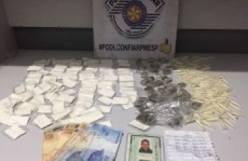 PM flagra sete suspeitos de tráfico