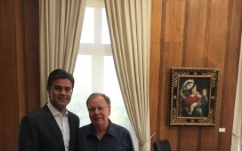 Estevam se reúne com Rodrigo Garcia