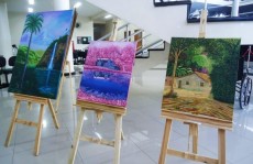 Paisagens ilustram telas em exposição no Paço Municipal