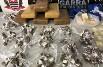 Garra localiza seis quilos de drogas