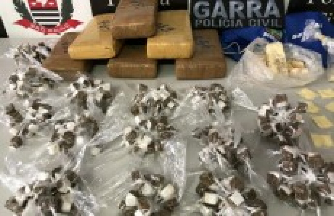 Garra localiza seis quilos de drogas