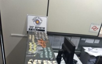 Homem é preso por suspeita de tráfico de drogas