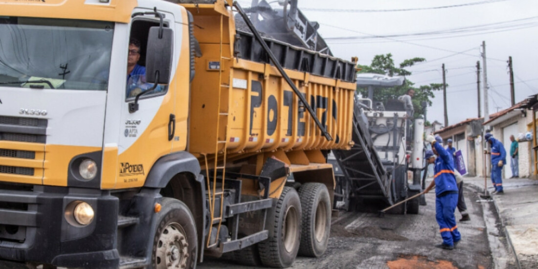Nova Mogi Pavimentação atende vias no Jardim Camila