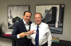 Estevam e Doria se encontram a fim de tratar de projetos para o Alto Tietê