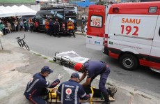 Empresa de petróleo faz simulado de emergência