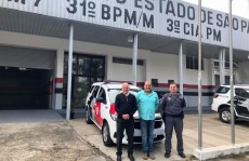 Policia Militar de Arujá recebe nova viatura