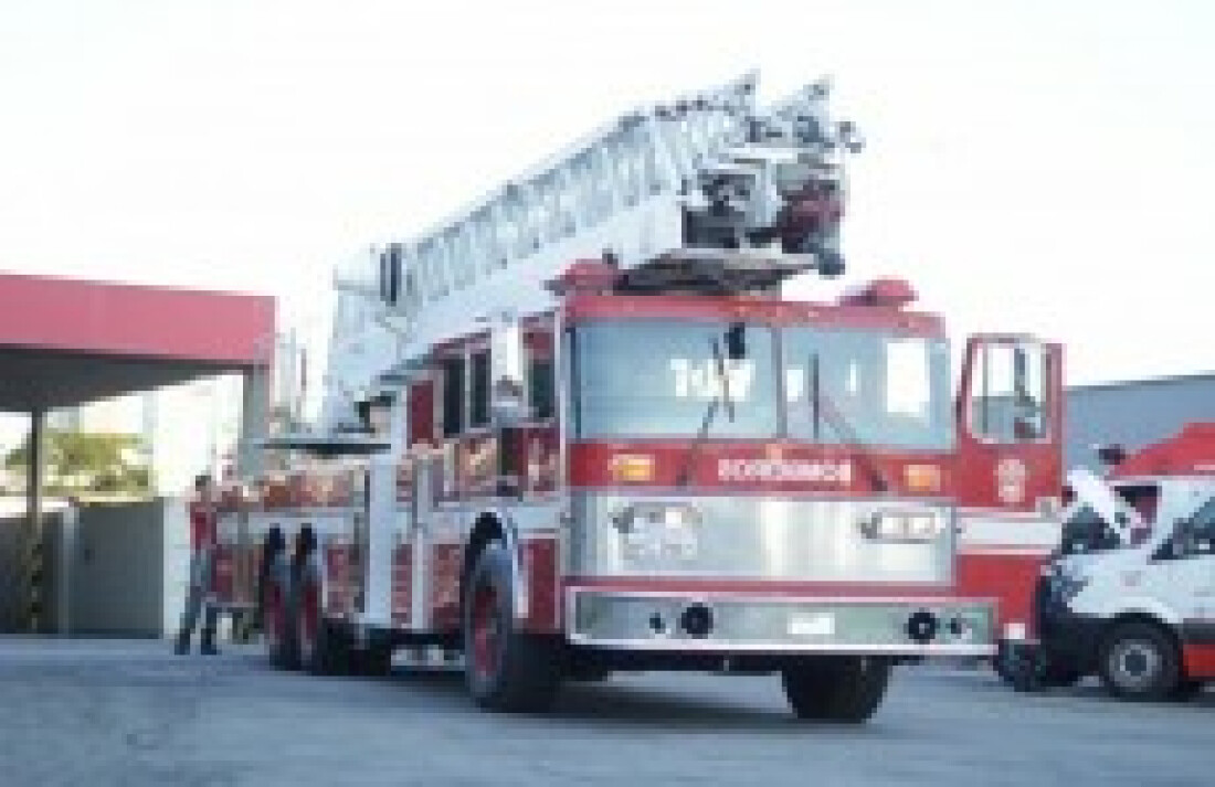 Escada Magirus chega a Mogi após manutenção na capital