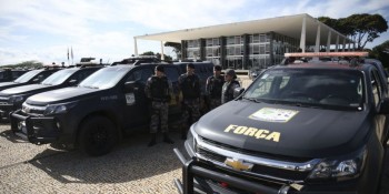 Mais de 650 policiais chegam a Brasília para compor a Força Nacional