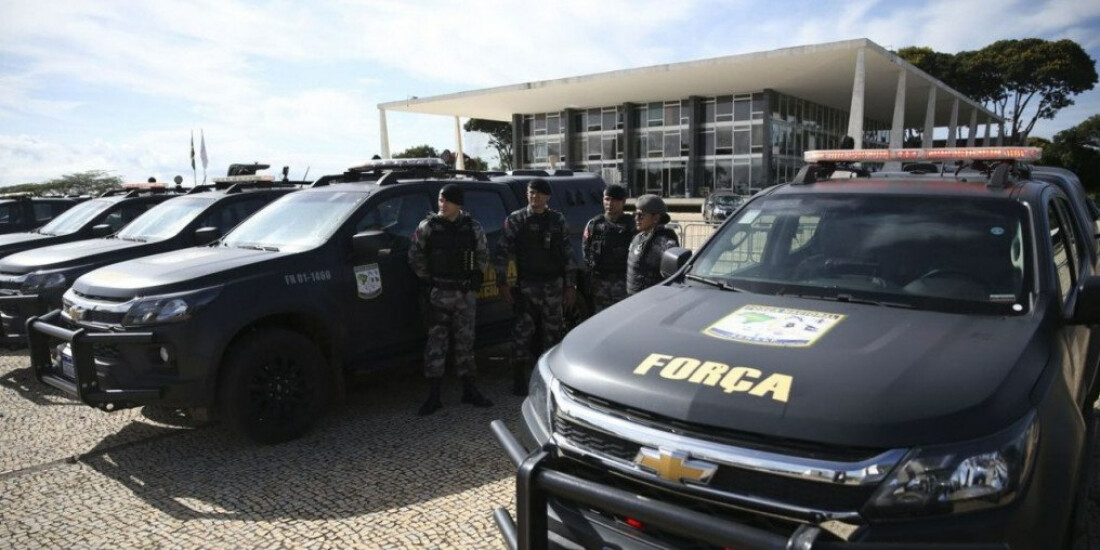 Mais de 650 policiais chegam a Brasília para compor a Força Nacional