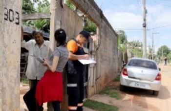 Habitação faz cadastro de imóveis no Jardim Canaã