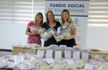 Fundo Social doa sutiãs e próteses