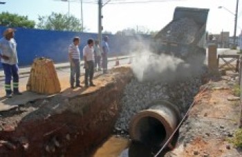 Serviços Urbanos vai substituir galeria pluvial