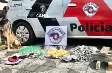 PM localiza drogas em Suzano
