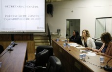 Saúde presta contas do 3º quadrimestre deste ano