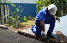 escolas municipais recebem manutenção antes da volta às aulas