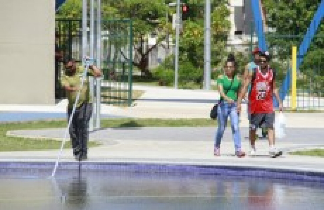 Parque da Cidade é frequentado por banhistas