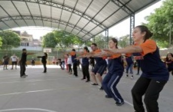 Marcus Melo visita Centro Esportivo