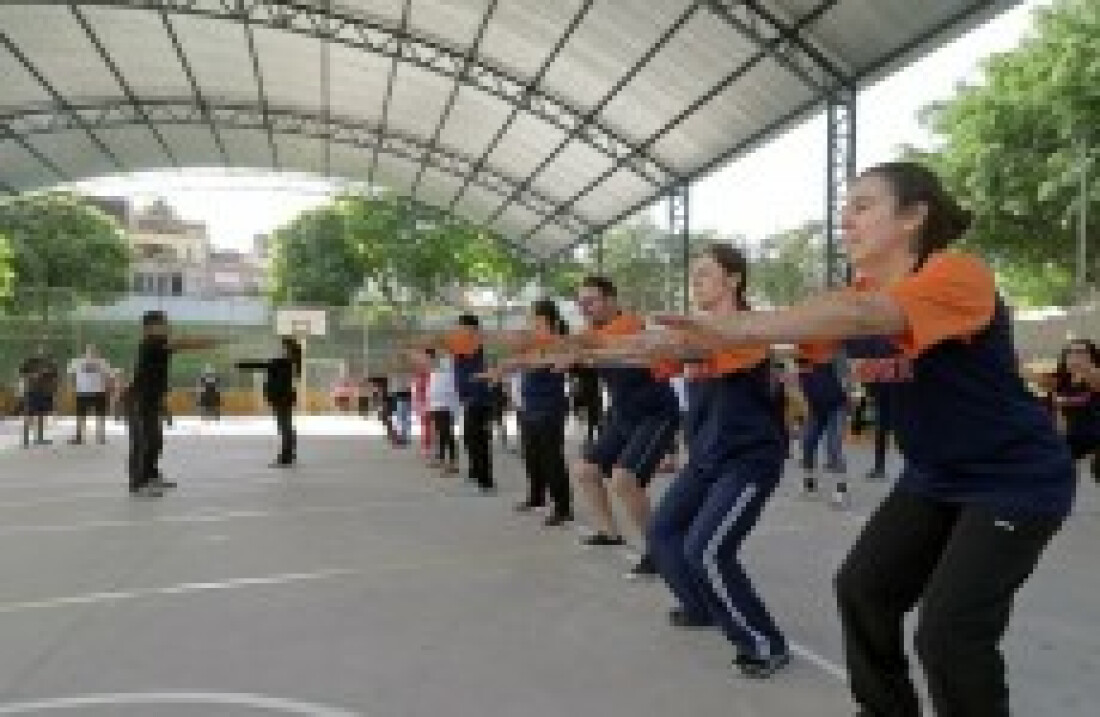 Marcus Melo visita Centro Esportivo