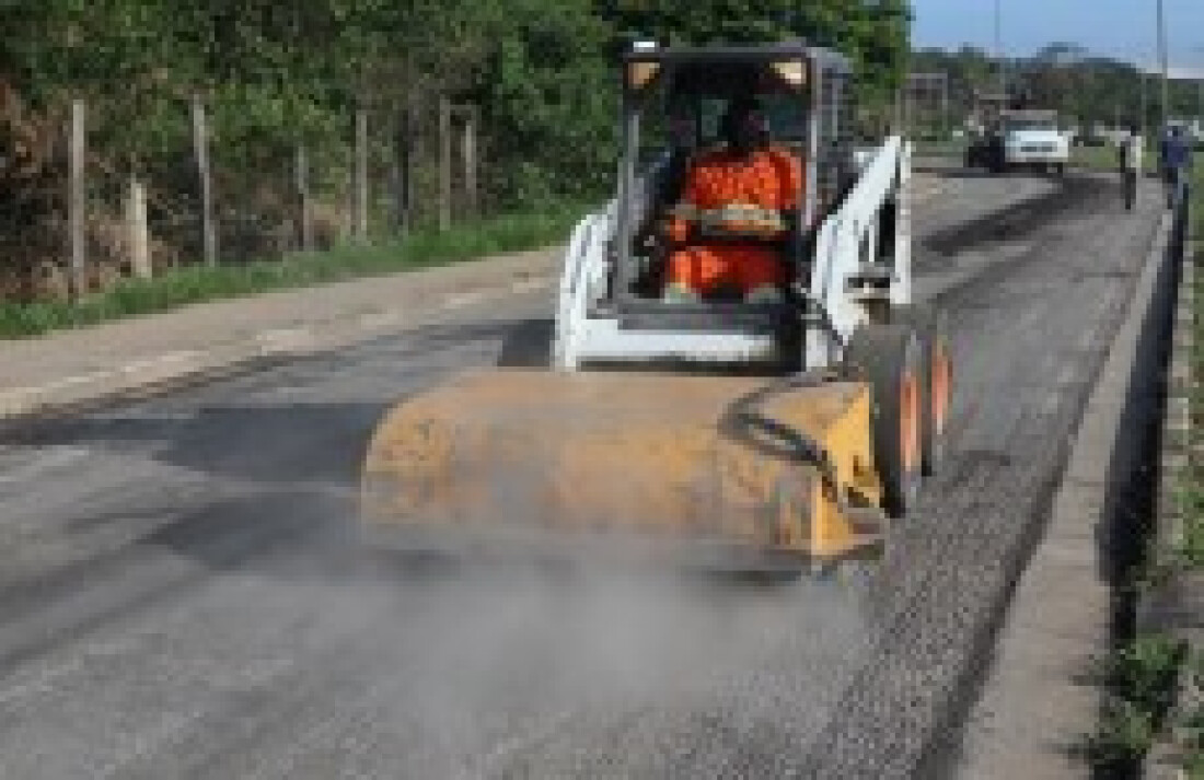 Começa a fresagem na Marginal do Una