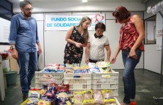 Fundo Social recebe doação de 400 quilos de alimentos