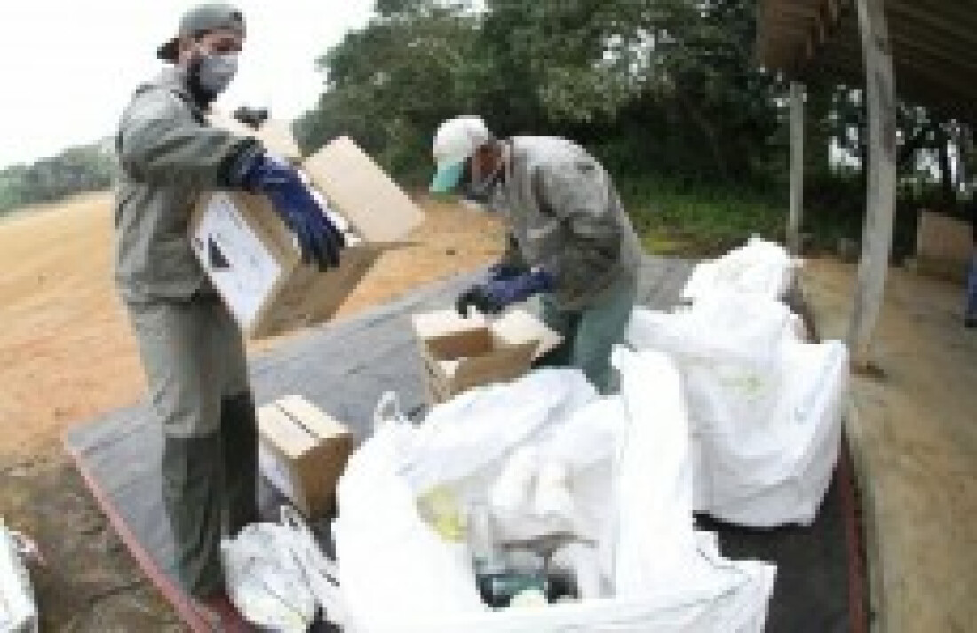 Embalagens de agrotóxicos serão recolhidas em Suzano