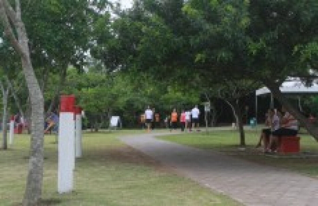 Quadras de street ball são entregues hoje no parque