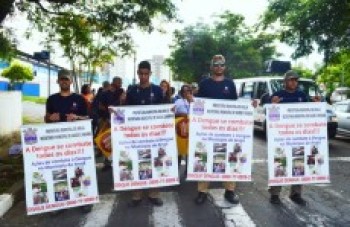 Caminhada encerra as ações de combate à dengue