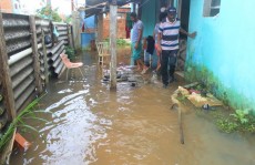 Bairros são devastados pela chuva