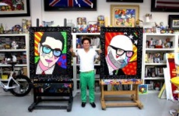 Artista Romero Britto visitará escola em Poá