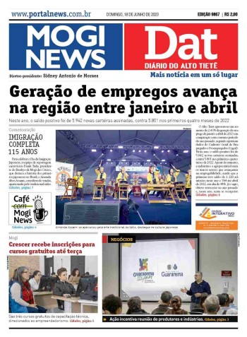 MOGI NEWS / DIÁRIO DO ALTO TIETÊ - 18 Junho 2023