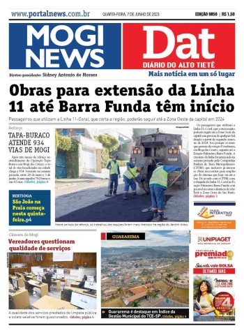 MOGI NEWS / DIÁRIO DO ALTO TIETÊ - 07 Junho 2023